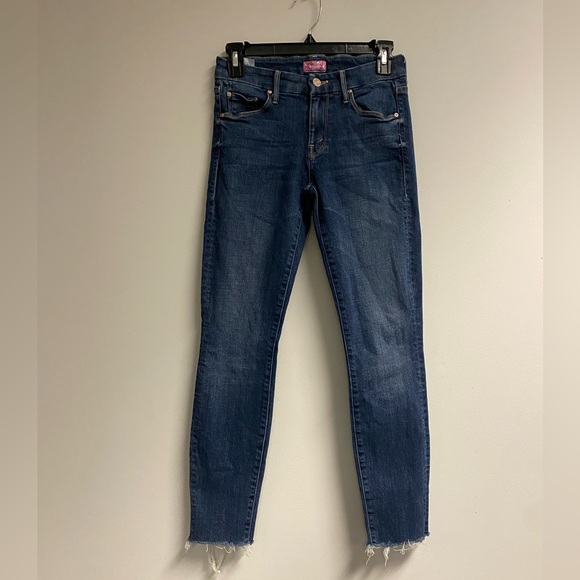 MOTHER Denim The Looker Ankle Fray Jeans Size 26 - Picture 4 of 12